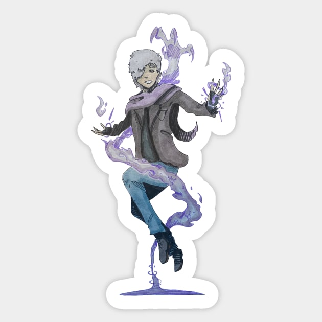 Purple Mage 2 Sticker by Fallcrown